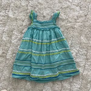 Mini Boden Smocked Dress 6-7 Years